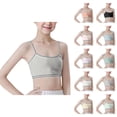 thumbnail image 1 of Bras for Sports Training Bra for Girls Girls Underwear Crop Top Bra Lightweight Seamless Sports Bra for Girls Training Camisole Style Comfortable Kids Underwear, 1 of 7