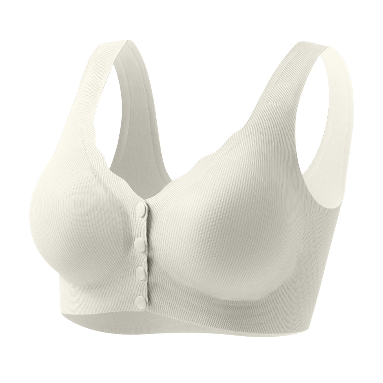 Bras for Women Beige Polyester,Spandex This Thin Front Opening Bra ...