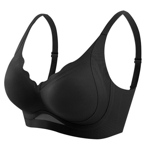 Bras for Women,Fashion Hollow Out Design Casual Top Comfortable Breathable Daily Wear Versatile Stretchable Soft Fabric Stylish Home Outfit,Sports Bras for Women,Black,L