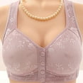thumbnail image 1 of Bras For Women Front Closure Bras Comfort Breathable Plus Size Daily Bras No Underwire Full Support, High-Impact Sports Bras for Running, Maternity Nursing Bras with Adjustable Clips, 1 of 3