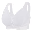 thumbnail image 1 of Bras for Women Front Closure Plus Size Full Coverage Bra Breathable Bras Stretchy Relaxed Fit Bra Wireless Front Closure Bra Posture Support Bra Posture Bras for Women Easy to Put on Bra, 1 of 3