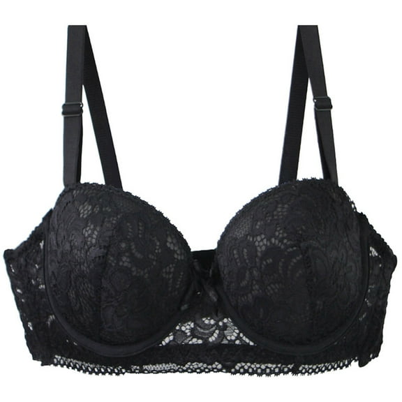Bras for Women,Full Bust Underwire Bra For Plus Size Support With Comfortable Lift And Side Wide Bands Everyday T Shirt Bra,Sports Bras for Women,Black,100A