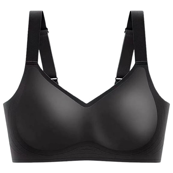 Bras for Women,Ladies' Casual Thin Sports Bra for Large Chest Featuring Fashionable Design and Reduction Without Marks or Steel Rings,Sports Bras for Women,Black,M