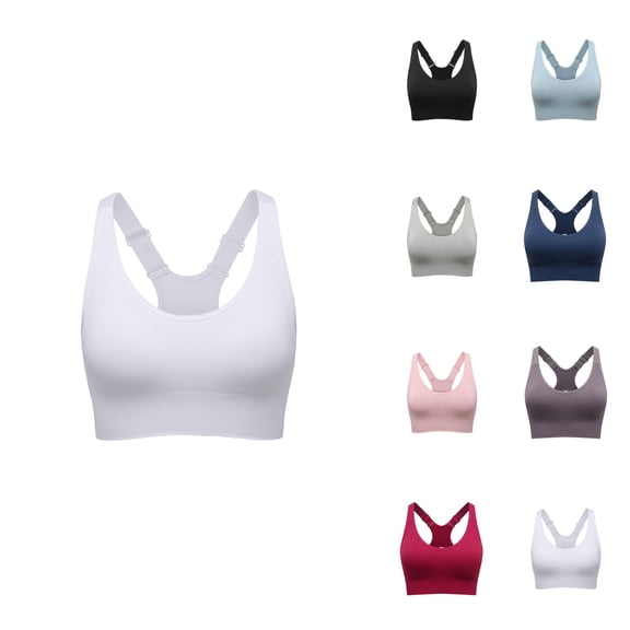 Bras for Women Medium Support Bra High Impact Plus Size Sports Bra for Women Front Zip & Adjustable Straps Wirefree Mesh Supportive Athletic Top for Large Bust Ideal for Running Yoga