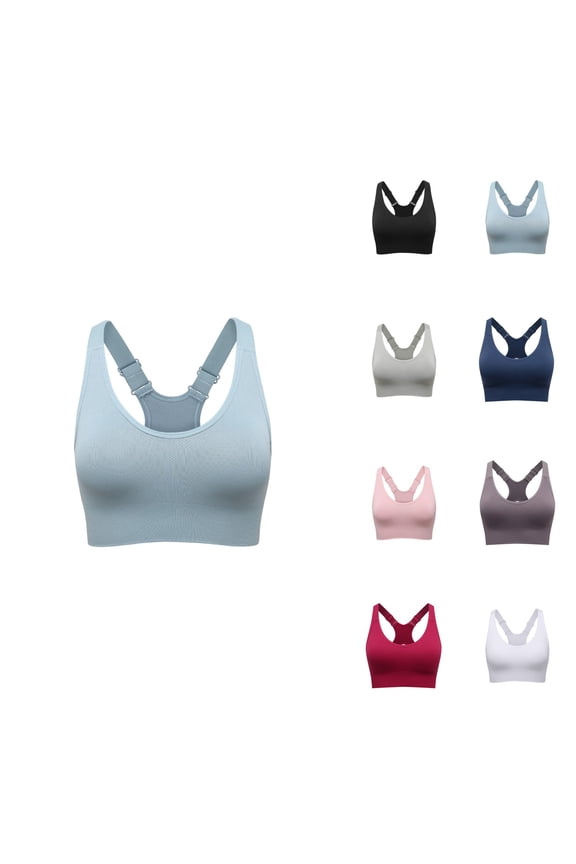 Bras for Women Medium Support Bra High Impact Plus Size Sports Bra for Women Front Zip & Adjustable Straps Wirefree Mesh Supportive Athletic Top for Large Bust Ideal for Running Yoga