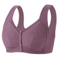 thumbnail image 1 of Bras for Women Non Wired Padded Front Fastening Post Surgery Full Coverage Back Support Posture Bra Racerback Plus Size Lift Up Everyday Sports Bras Women Size S-3XL, 1 of 3
