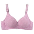 thumbnail image 1 of Tbopshirt Bras for Women Plus Size,Wirefree Padded Bra Push Up,Woman Color Thin andSteel Hoop Gathered Breathable Underwear for Daily Bras,Women's T-Shirt Bras, 1 of 2