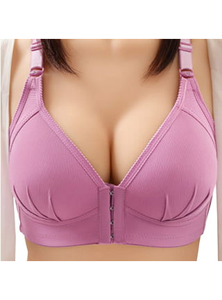 Ersazi Underoutfit Bras for Women Womens Solid Lace Lingerie Bras Plus Size  Underwear Bralette Bras Comfortable Bra In Clearance Purple 5Xl