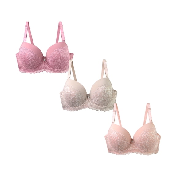 Bras for Women,Soft Wireless Comfort Bra Seamless Support Everyday Wear Lightweight Breathable T Shirt Bra For Women 3PCS,Sports Bras for Women,PK5,95C