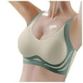 thumbnail image 1 of Bras For Women No Underwire Comfort Super Gather Bra Wireless Bra Lifting Bras For Sagging Breasts, Lace Bras with Adjustable Back Closure, Sports Bras for Large Breasts, 1 of 6