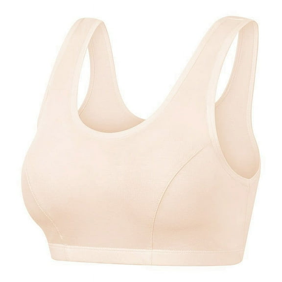 Bras for Women Wirefree Smoothing Available wireless Pure Cotton Thin Large Size Vest Sleep O Neck Breathable Sweat Absorbing And Comfortable seamless bras