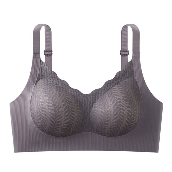 Bras for Women, Women's High Support Full Coverage Racerback Sports Bra Women's Breathable Push-up Bra For Everyday Wear High Impact Workout with Removable Pads & Wide Straps