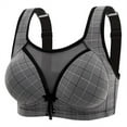 thumbnail image 1 of Bras for Women, Women's High Support Full Coverage Racerback Sports Bra Women's No Steel Ring Push Up Breathable Underwear Daily Bra High Impact Workout with Removable Pads & Wide Straps, 1 of 2