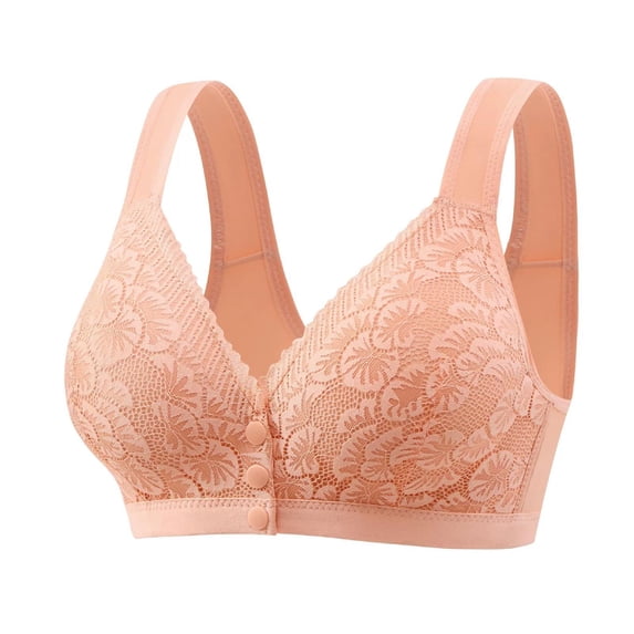Bras for Older Women, Posy Bra - Comfortable Front Button Wireless Shaping, Front Button Bras