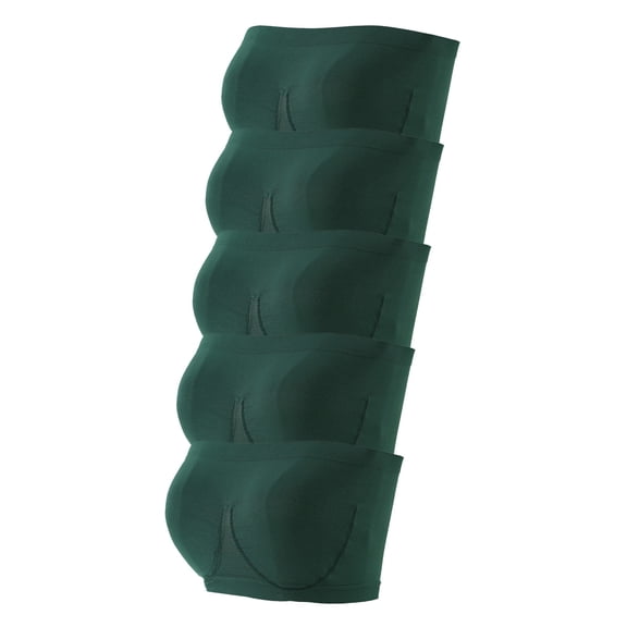 Bras for Women,5PC Sports Bras Plus Size Strapless Bandeau Tube Tops Padded Stretchy Yoga Fitness Activewear 5PCS,Sports Bras for Women,Green,XL