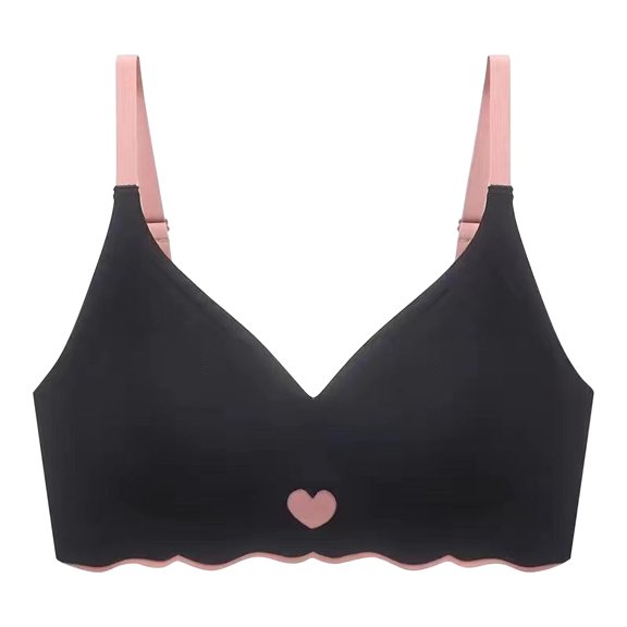 Bras for Women,Back Closure Underwire Bra with Shaping Cups and Adjustable Support for Enhanced Comfort and Fit,Sports Bras for Women,Black,S