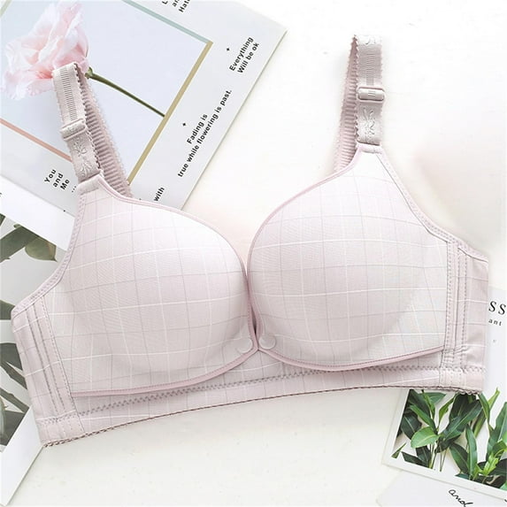 Bras for Women Clearance Lactation without steel ring front open button pregnant women's underwear
