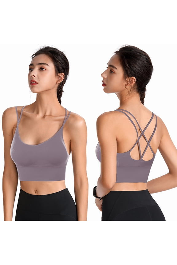 Bras for Women GaThRRgYP Woman Bras with String Quick Dry Shockproof Running Fitness Large Size Underwear