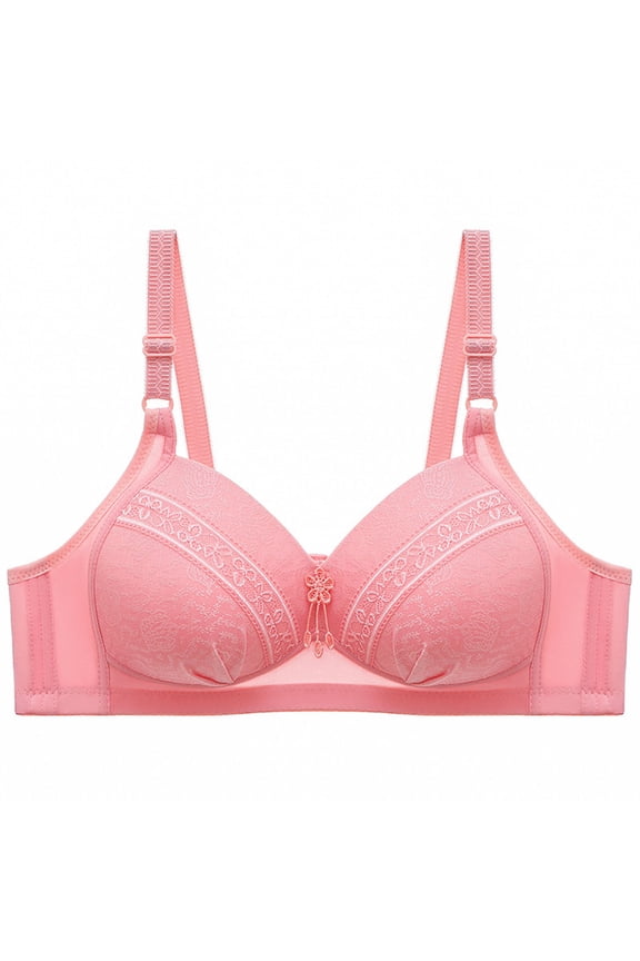 Bras for Women,Woman's Solid Color Comfortable Hollow Out Perspective Bra Underwear No Rims