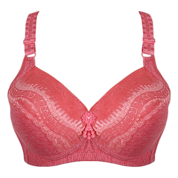 Bras for Women,Clearance Women Fashion Printed Bra Wire Free Underwear One-Piece Bra Everyday Underwear