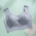thumbnail image 1 of Tbopshirt Bras for Women,Women Fashion Sports Lace Bra Wire Free Underwear One-Piece Bra Everyday Underwear, 1 of 4