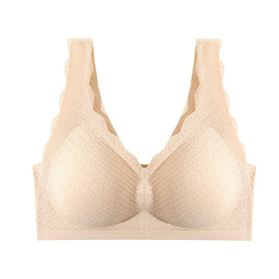 Bras for Women,Clearance Women Fashion Sports Lace Bra Wire Free Underwear One-Piece Bra Everyday Underwear