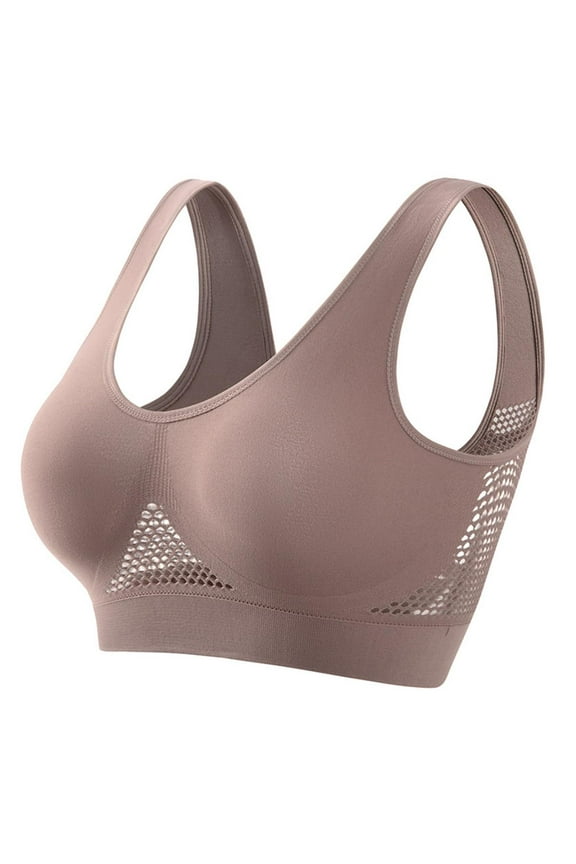 Bras for Women Clearance,Women Seamless Sports Bra Wirefree Yoga Bra with Removable Pads