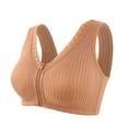 thumbnail image 1 of Bras for Women Comfort Sports Bra Seamless Wirefree Breathable Yoga Bra Sleep Workout Running on Clearance Coffee 42, 1 of 5