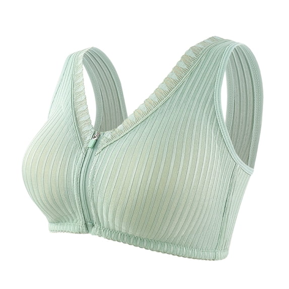 Bras for Women Comfort Sports Bra Seamless Wirefree Breathable Yoga Bra Sleep Workout Running on Clearance Green 40