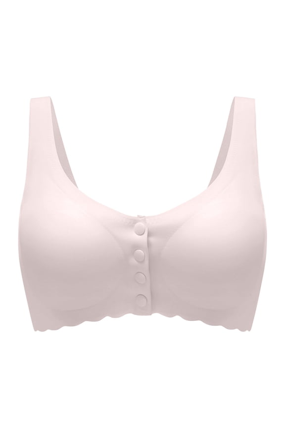 Bras for Women Comfortable Adjustable Seamless Women’s Bra for Everyday Wear Wire-Free Supportive Underwear for All-Day Comfort Beige XL