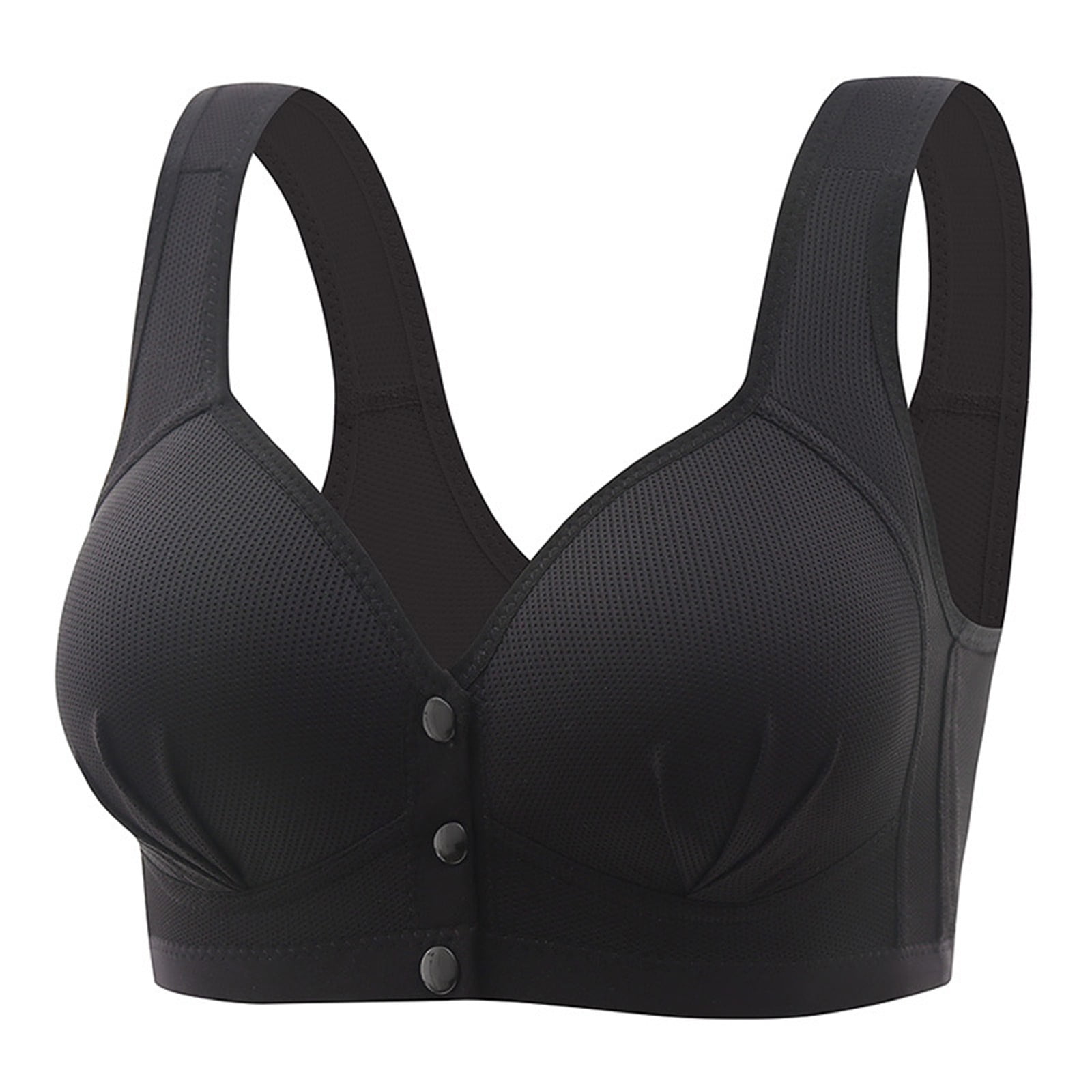 Bras for Women Comfortable Front Button Wirelesss Large Size Beautiful ...