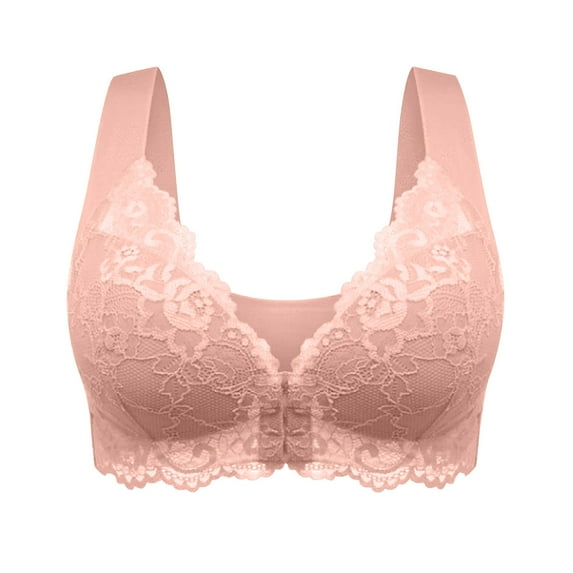Bras for Women Comfortable New Women's Bra Underwear One Piece Bra Everyday Underwear Bras Womens Seamless Bra Style B-11 Pinky