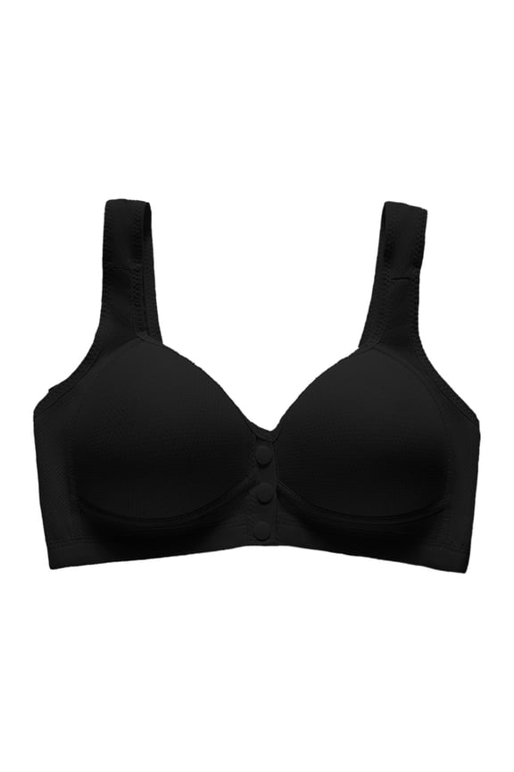 Bras for Women,Comfortable Transparent Strap Cordless Backless Convertible Bra for Support,Sports Bras for Women,Black,36
