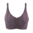 thumbnail image 1 of Bras for Women Custom Gym Push Up Elastic Straps Front Zipper Yoga Sports Bra For Women High Sports Bra on Clearance Grey 42, 1 of 2