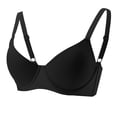 thumbnail image 1 of Bras for Women Deep V Adjustable Straps Underwire Supportive Balconette Bra Comfy Breathable Basic Bra, Suitable for Daily Wear, 1 of 7