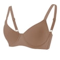 thumbnail image 1 of Bras for Women Deep V Adjustable Straps Underwire Supportive Balconette Bra Comfy Breathable Basic Bra, Suitable for Daily Wear, 1 of 7