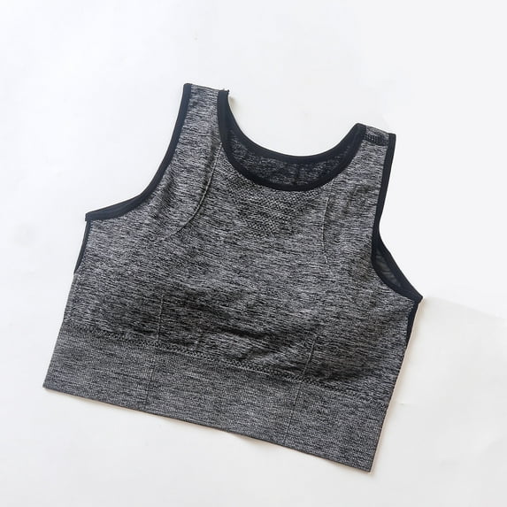 Bras for Women Dgankt Women's Non-marking Comfortable Tank Top Breathable Gathering Sports Bra Women's Underwear On Clearance