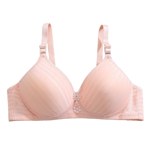 Bras for Women,Fashion Underwire Bra Breathable Comfort Lift Support Everyday Wear Large Cup ,Sports Bras for Women,Light Pink,36