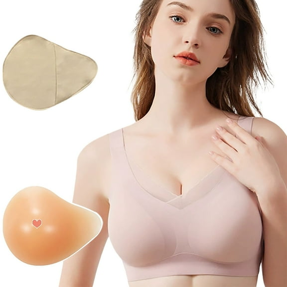 Bras for Women,Fashionable Post- Bra with Integrated Silicone Prosthesis Comfortable Stylish Design for Cancer,Sports Bras for Women,Pink,L