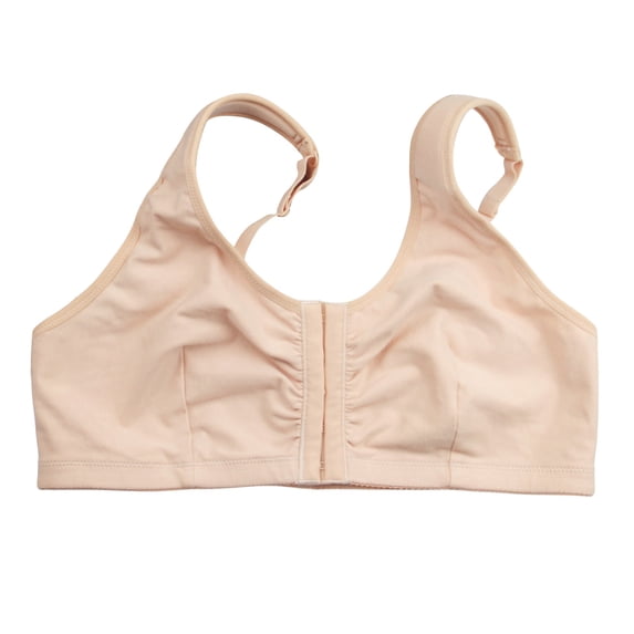 Bras for Women,Front Closure Bra with Adjustable Wide Support Straps for All Day Comfort and Style,Sports Bras for Women,Beige,L