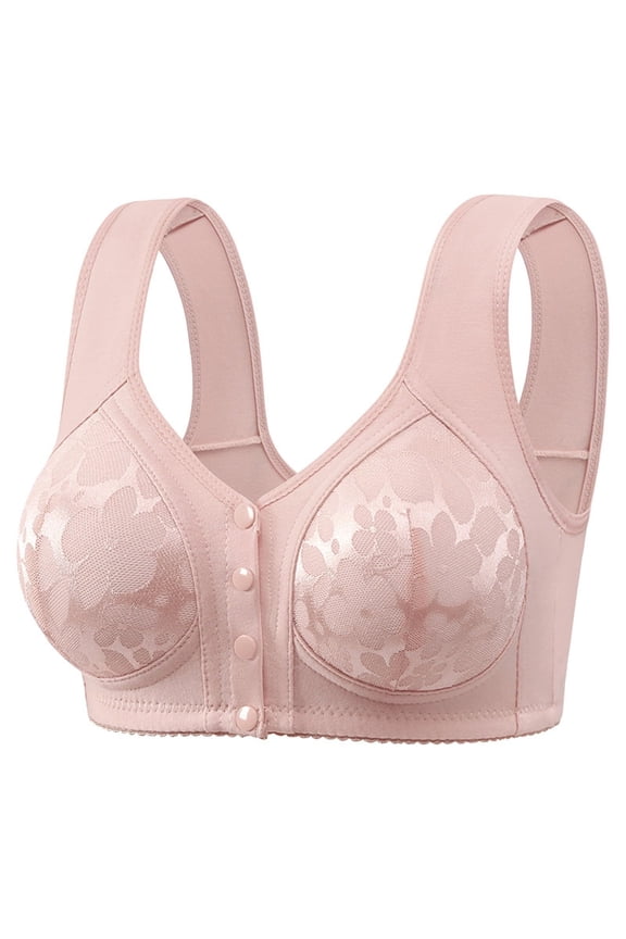 Bras for Women Front Closure Comfort Everyday Plus Size Wireless No Underwire Bra Seamless Bras for Women 1 PC