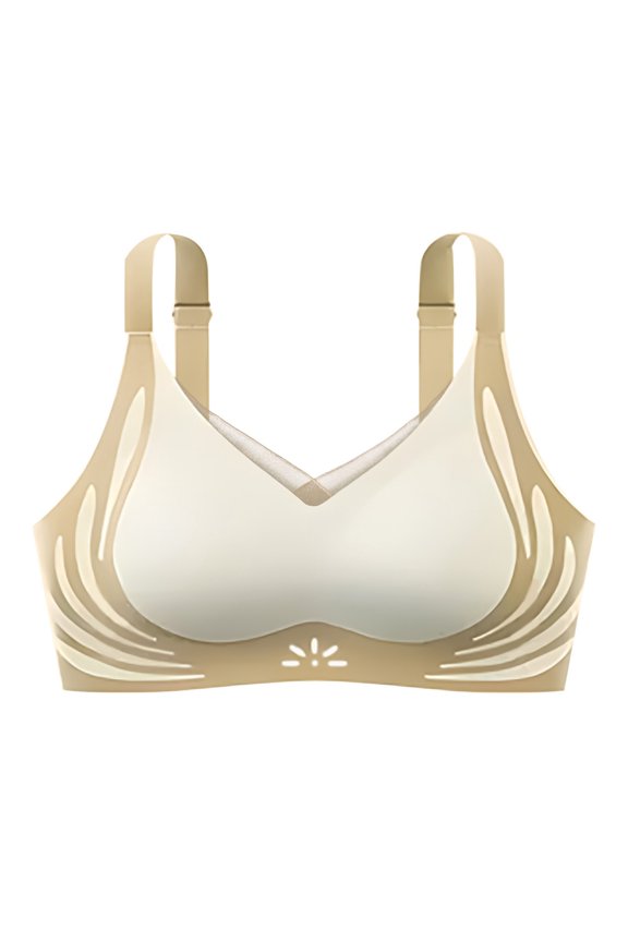 Bras for Women Full Coverage Anti Sagging Underwear with Side Breast Support Push Up Comfortable Bra