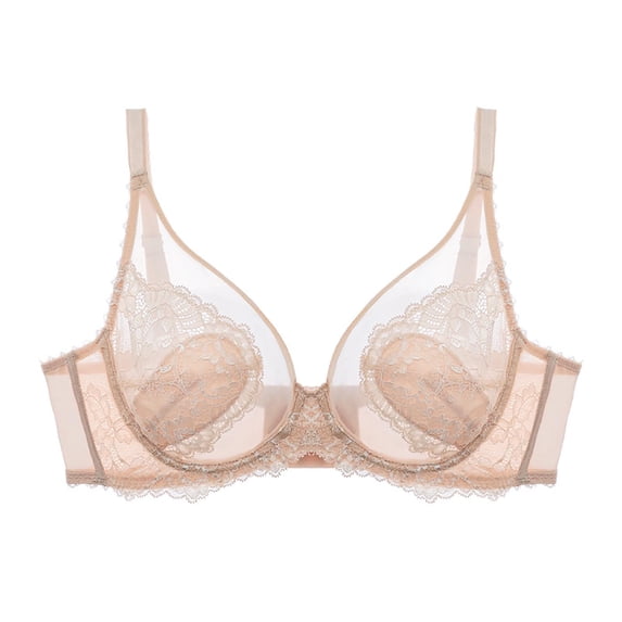 Bras for Women, Full Coverage Lace Unlined Bras with Underwire for Heavy Breasts