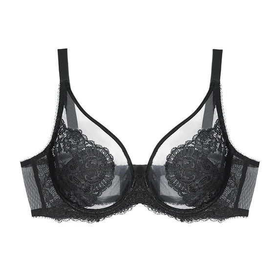Bras for Women, Full Coverage Lace Unlined Bras with Underwire for Heavy Breasts