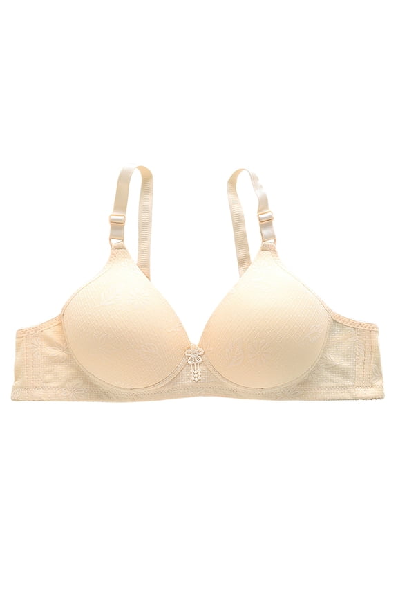 Bras for Women Full Coverage Large Sized Breathable and Mothers No Rims Large Breasts That Look Cup That Gathers Comfortable Push Up Bra