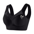 thumbnail image 1 of Bras for Women Full Coverage Large Strapless Lace Tank Top Underwear Thin Side Fold Side Breast Gather Adjustable Comfortable Push Up Bra, 1 of 8