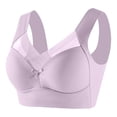 thumbnail image 1 of Bras for Women Full Coverage Large Strapless Lace Tank Top Underwear Thin Side Fold Side Breast Gather Adjustable Push Up Comfortable Bra, 1 of 4
