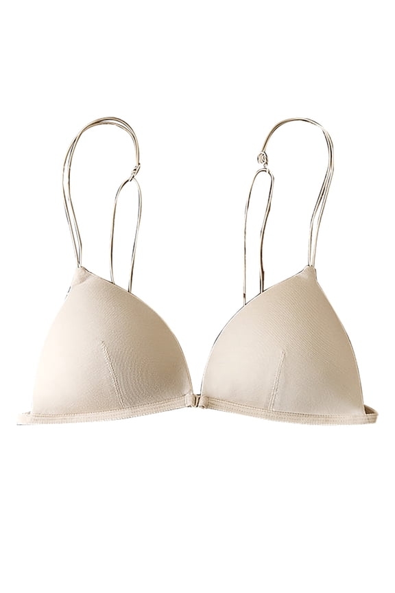 Bras for Women Full Coverage Stretch Triangle lette Comfortable Push Up Bra