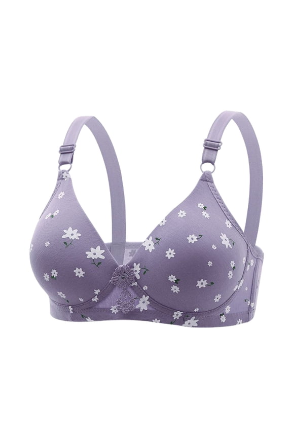 Bras for Women Full Coverage Support LiftingingNo Wire Big Busted After Push Up Comfortable Bra