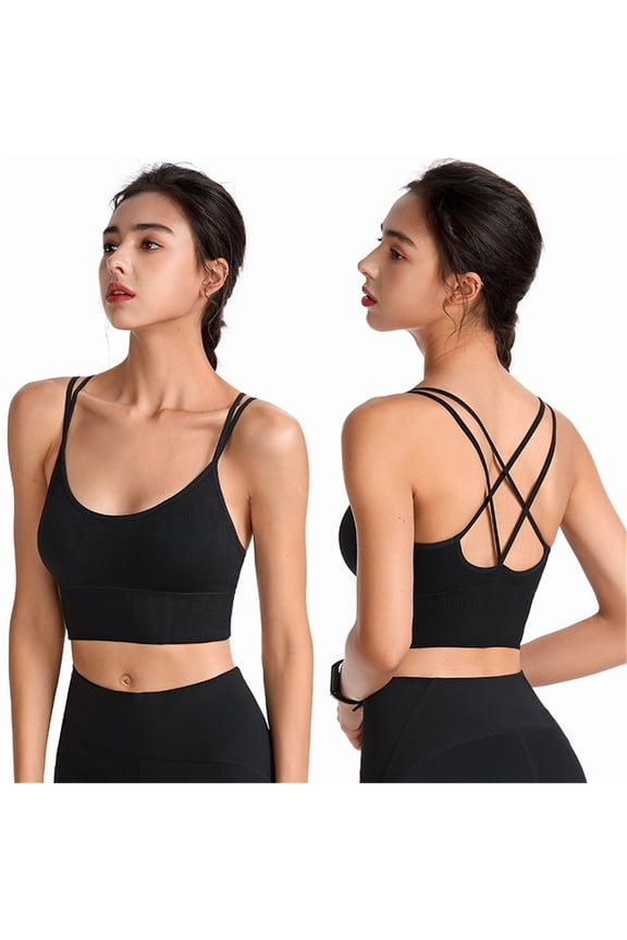 Bras for Women GaThRRgYP Woman Bras with String Quick Dry Shockproof Running Fitness Large Size Underwear